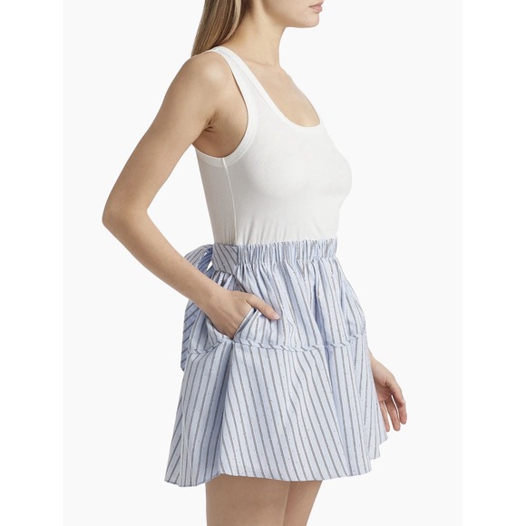 NWT Ramy Brook Moxie Embellished Stripe Mini Dress Preppy Nautical Coastal XL - Picture 5 of 16